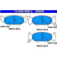 ATE 608009 Brake pad set 13.0460-8009.2 - Brake Pads