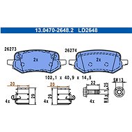 ATE Brake pads 13.0470-2648.2 - Brake Pads