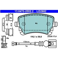 ATE Brake pad set 13.0470-2882.2 - Brake Pads