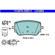 ATE Brake pad set 13.0470-3885.2 - Brake Pads