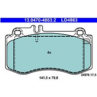 ATE Brake pads 13.0470-4863.2 - Brake Pads
