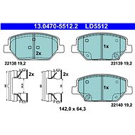 ATE Brake pad set 13.0470-5512.2 - Brake Pads