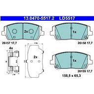 ATE Brake pads 13.0470-5517.2 - Brake Pads