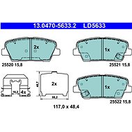 ATE Brake pad set 13.0470-5633.2 - Brake Pads