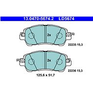 ATE Brake pad set 13.0470-5674.2 - Brake Pads