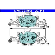 ATE Brake pad set 13.0470-7345.2 - Brake Pads