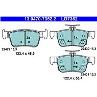 ATE Brake pads 13.0470-7352.2 - Brake Pads