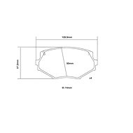 BREMBO Brake pads 07. B314.06 - Brake Pads