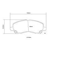 BREMBO Brake pads 07. B314.09 - Brake Pads