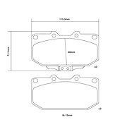 BREMBO Brake pads 07. B314.10 - Brake Pads