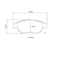 BREMBO Brake pads 07. B314.11 - Brake Pads