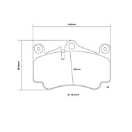 BREMBO Brake pads 07. B314.16 - Brake Pads