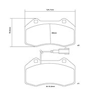 BREMBO Brake pads 07. B314.21 - Brake Pads
