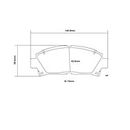 BREMBO Brake pads 07. B314.24 - Brake Pads
