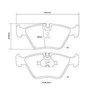 BREMBO Brake pads 07. B314.32 - Brake Pads