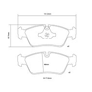 BREMBO Brake pads 07. B314.33 - Brake Pads