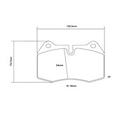 BREMBO Brake pads 07. B314.36 - Brake Pads