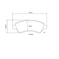 BREMBO Brake pads 07. B314.38 - Brake Pads