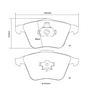 BREMBO Brake pads 07. B314.41 - Brake Pads
