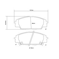 BREMBO Brake pads 07. B314.45 - Brake Pads