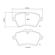 BREMBO Brake pads 07. B314.47 - Brake Pads