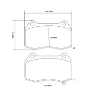 BREMBO Brake pads 07. B314.49 - Brake Pads