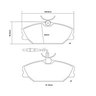 BREMBO Brake pads 07. B314.50 - Brake Pads