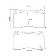 BREMBO Brake pads 07. B314.51 - Brake Pads