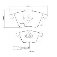 BREMBO Brake pads 07. B314.55 - Brake Pads