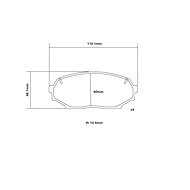 BREMBO Brake pads 07. B314.60 - Brake Pads