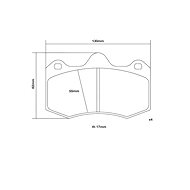 BREMBO Brake pads 07. B314.62 - Brake Pads