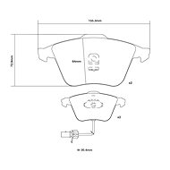 BREMBO Brake pads 07. B314.71 - Brake Pads