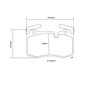 BREMBO Brake pads 07. B314.74 - Brake Pads