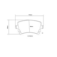 BREMBO Brake pads 07. B315.00 - Brake Pads