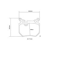 BREMBO Brake pads 07. B315.03 - Brake Pads