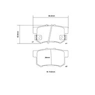 BREMBO Brake pads 07. B315.05 - Brake Pads