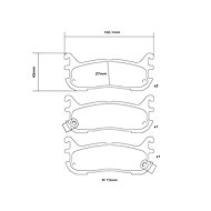 BREMBO Brake pads 07. B315.07 - Brake Pads