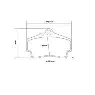 BREMBO Brake pads 07. B315.14 - Brake Pads