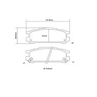 BREMBO Brake pads 07. B315.18 - Brake Pads
