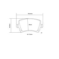 BREMBO Brake pads 07. B315.22 - Brake Pads