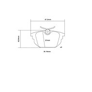 BREMBO Brake pads 07. B315.24 - Brake Pads