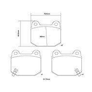 BREMBO Brake pads 07. B315.27 - Brake Pads