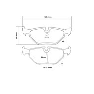 BREMBO Brake pads 07. B315.35 - Brake Pads