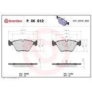 BREMBO Brake pad set P 06 012 - Brake Pads