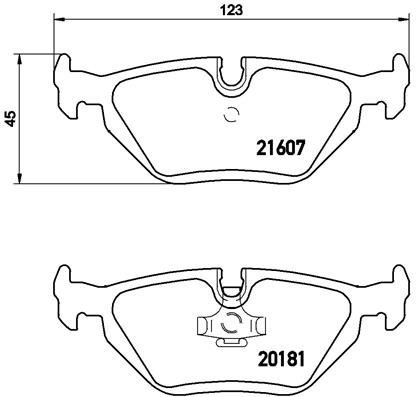 BREMBO Brake pad set P 06 013 - Brake Pads