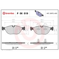 BREMBO Brake pad set P 06 019 - Brake Pads