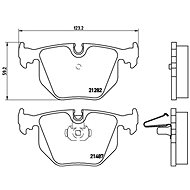 BREMBO Brake pad set P 06 020 - Brake Pads