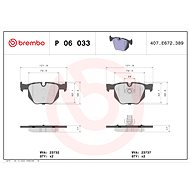 BREMBO Brake pad set P 06 033X - Brake Pads