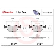 BREMBO Brake pad set P 06 043X - Brake Pads