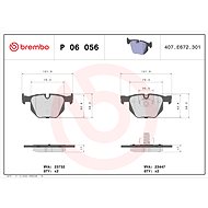 BREMBO Brake pad set P 06 056 - Brake Pads
